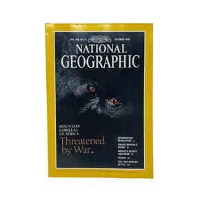 National Geographic Magazine October 1995 Mountain Gorillas Revolution Britain‎